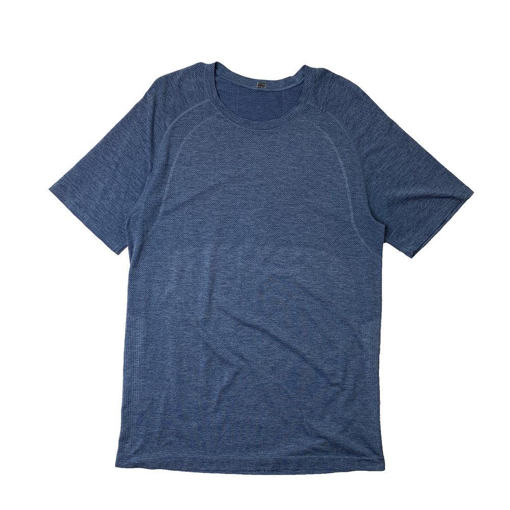 Lululemon Shirt Mens Medium Cadet Metal Vent Tech Short Sleeve Training Running